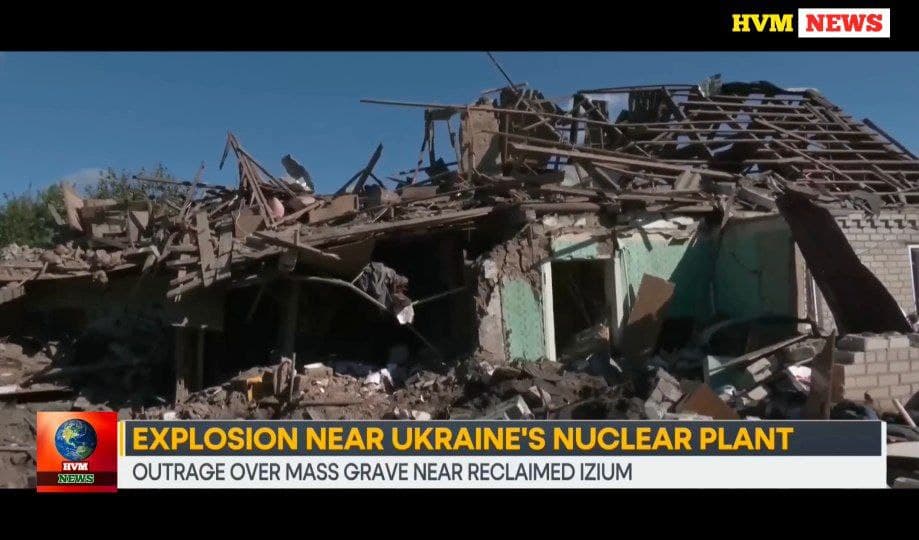 EXPLOSION NEAR UKRAINE NUCLEAR PLANT