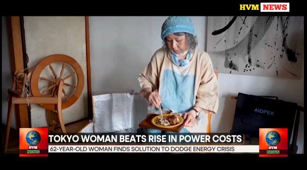 japan women generates electricity