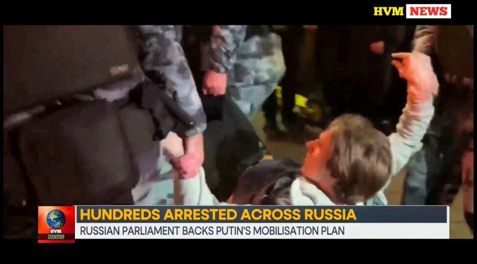 RUSSIAN ARRESTED