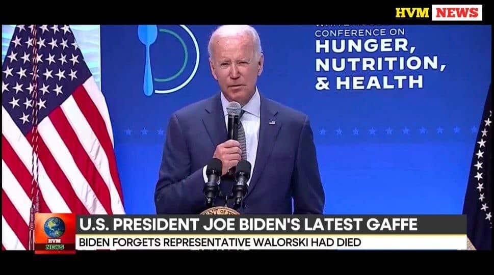 U.S. PRESIDENT JOE BIDENS LATEST GAFFE