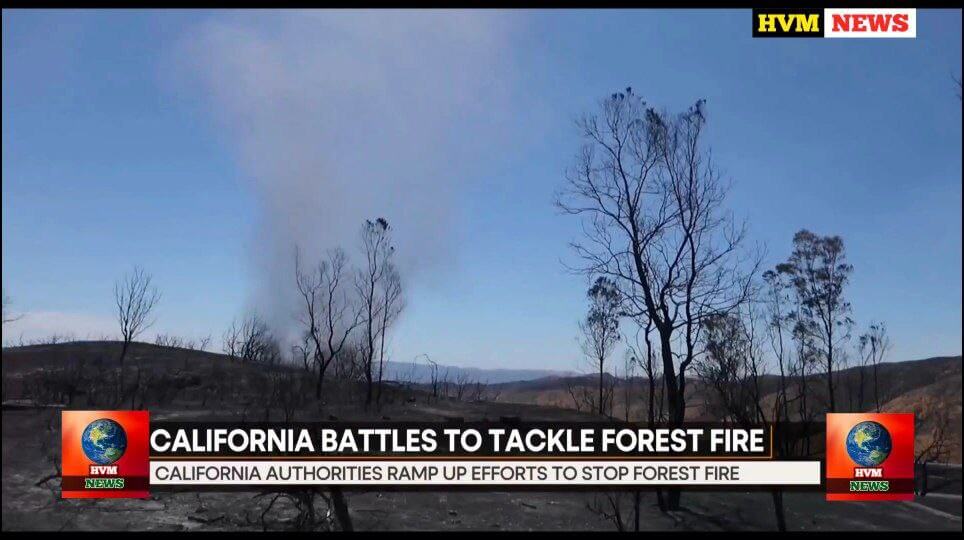 California battles to tackls forest fire