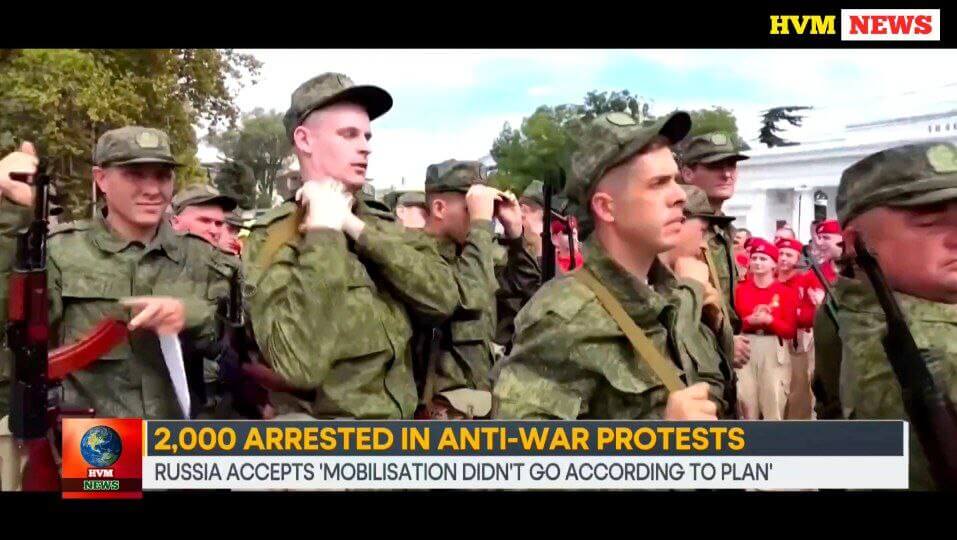 2,000 ARRESTED IN ANTI-WAR PROTESTS