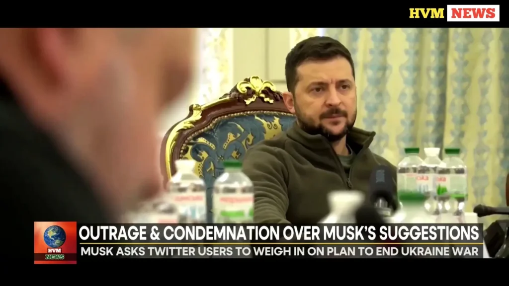 OUTRAGE & CONDEMNATION MUSK'S SUGGESTIONS