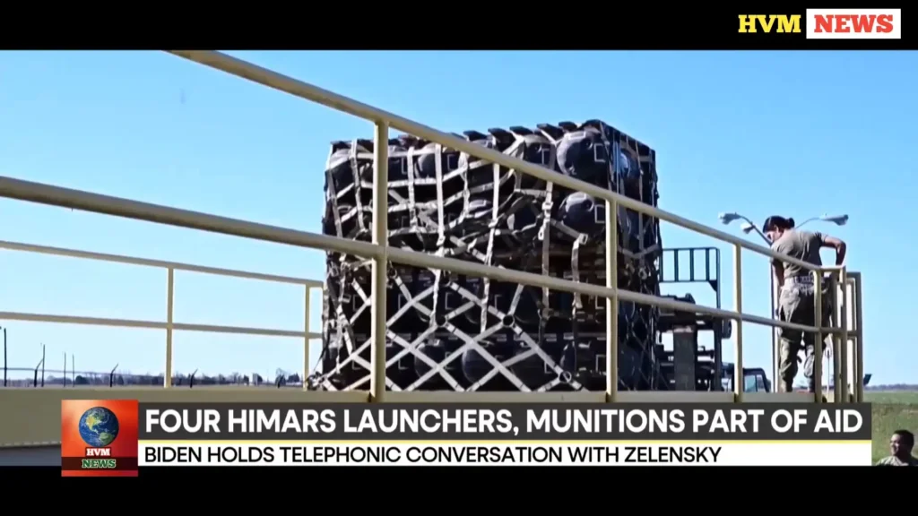 FOUR HIMARS LAUNCHERS, MUNITIONS PART OF AID