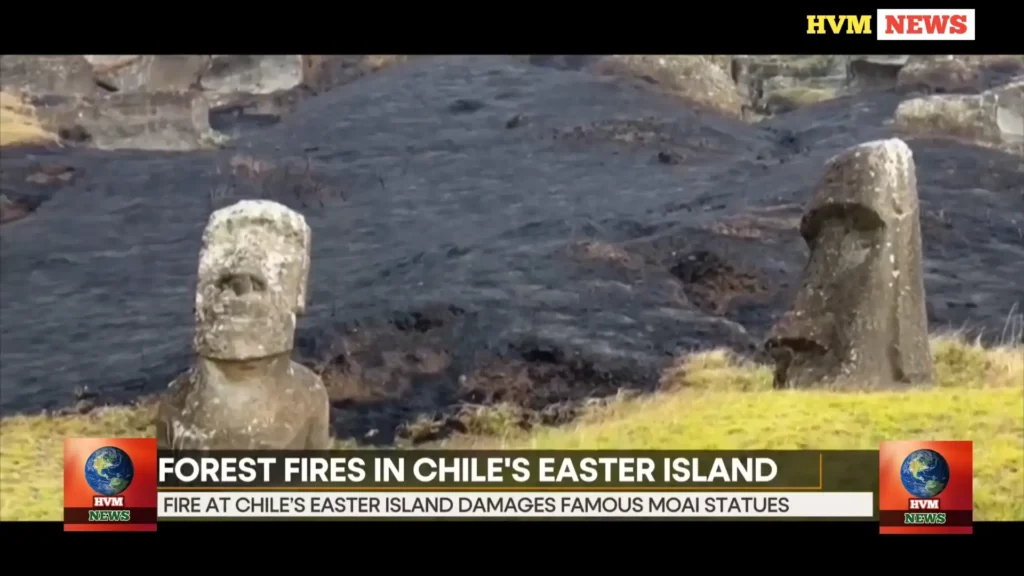 FOREST FIRES IN CLILE'S EASTER ISLAND