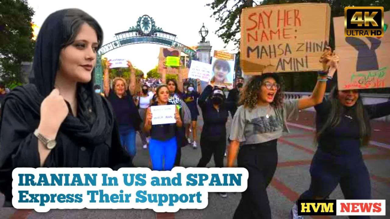 iranian in us and sp ain express their support