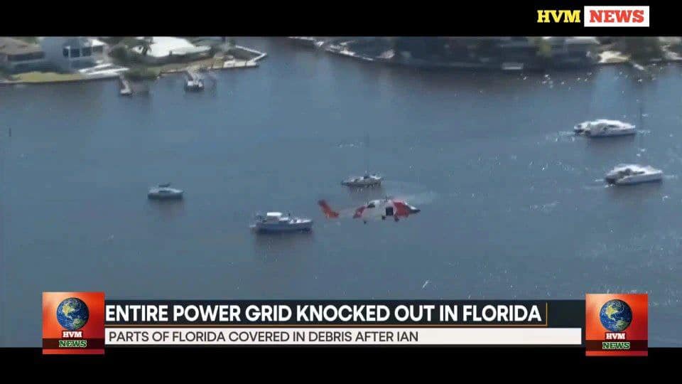 ENTIRE POWRE GRID KNOCKED IN FLORIDA