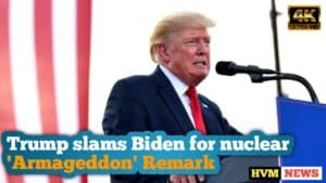 Trump Slams Biden for nuclear 'Armageddon' Remark