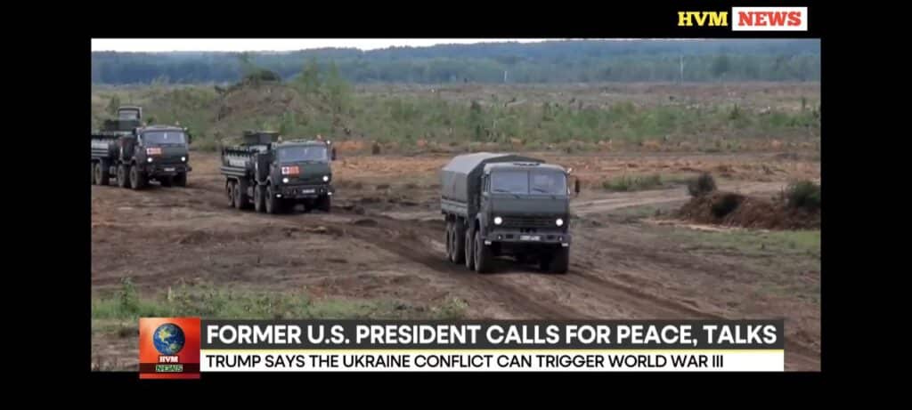 FORMER U.S. PRESIDENT CALLS FOR PEACE, TALKS