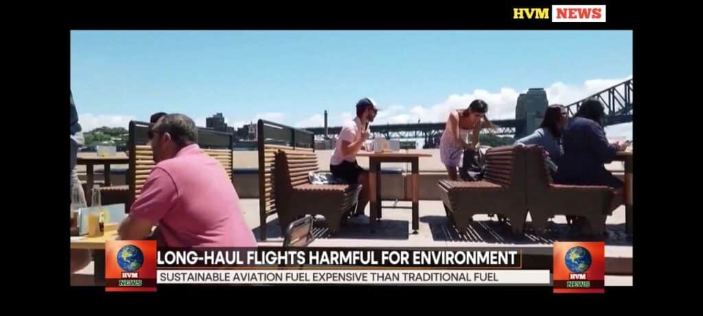 LONG-HAUL FLIGHTS HARMFUL FOR ENVIRONMENT