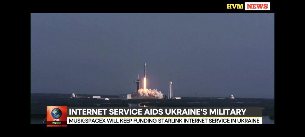 INTERNET SERVICE AIDS UKRAINE'S MILITARY