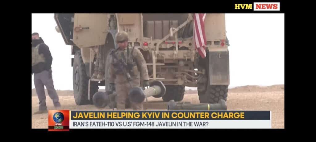 JAVELIN HELPING KYIV IN COUNTER CHARGE