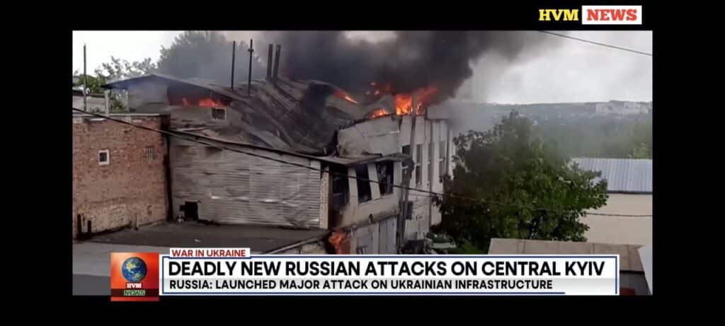 DEADLY NEW RUSSIAN ATTACKS On Central Kyiv