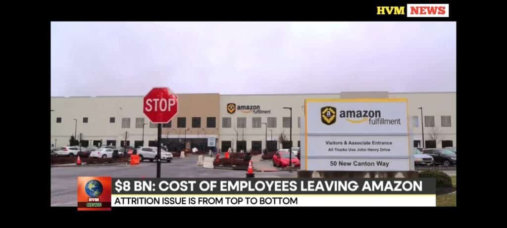 $8 BN: COST OF EMPLOYEES LEAVING AMAZON