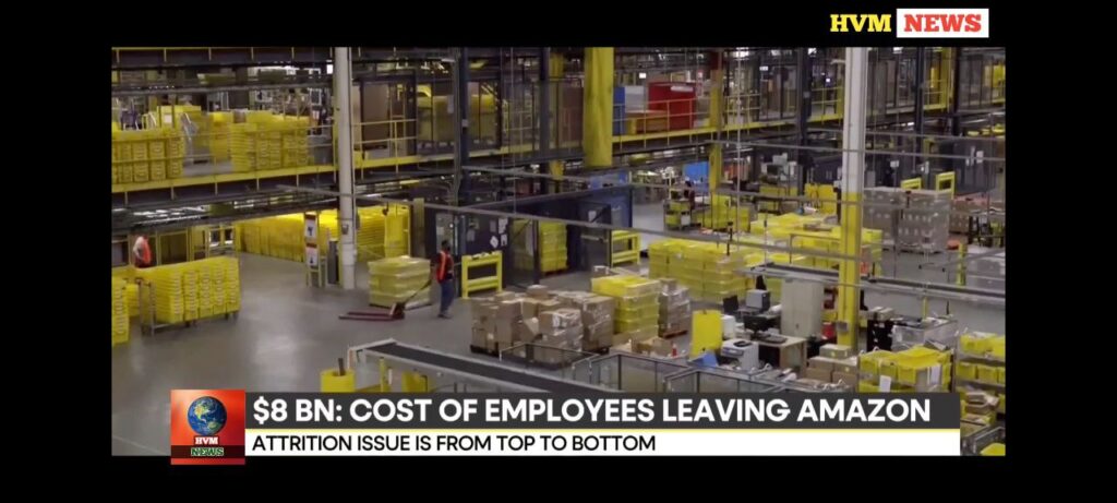 $8 BN: COST OF EMPLOYEES LEAVING AMAZON