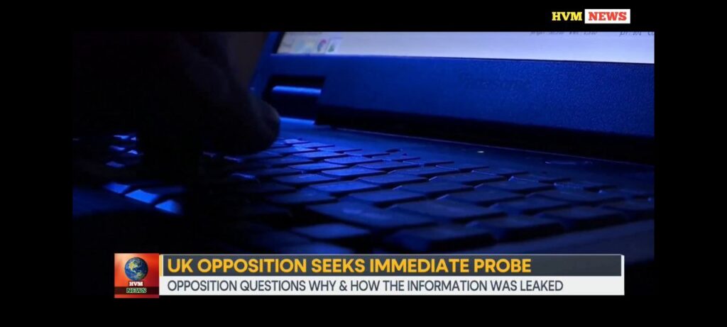 UK OPPOSITION SEEKS IMMEDIATE PROBE