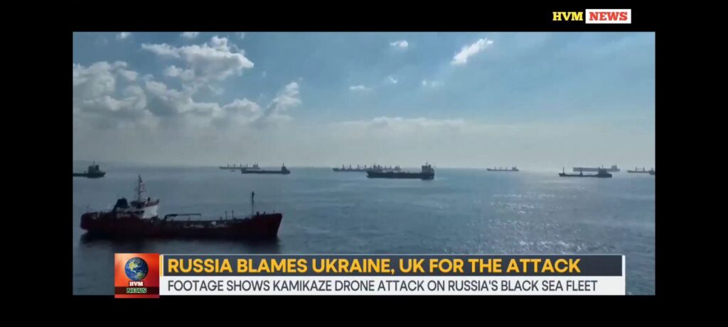 RUSSIA BLAMES UKRAINE, UK FOR THE ATTACK