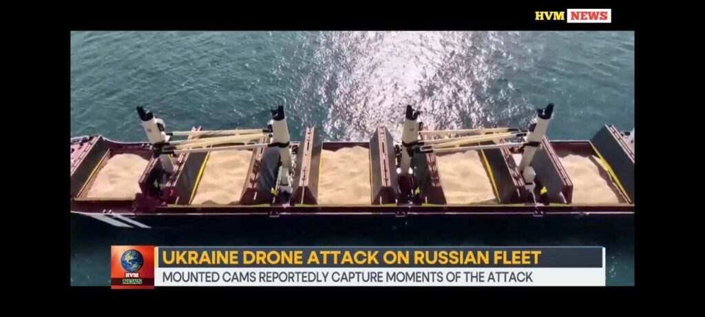 UKRAINE DRONE ATTACK ON RUSSIAN FLEET