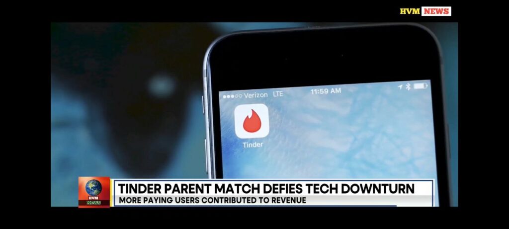 TINDER PARENT MATCH DEFIES TECH DOWNTURN