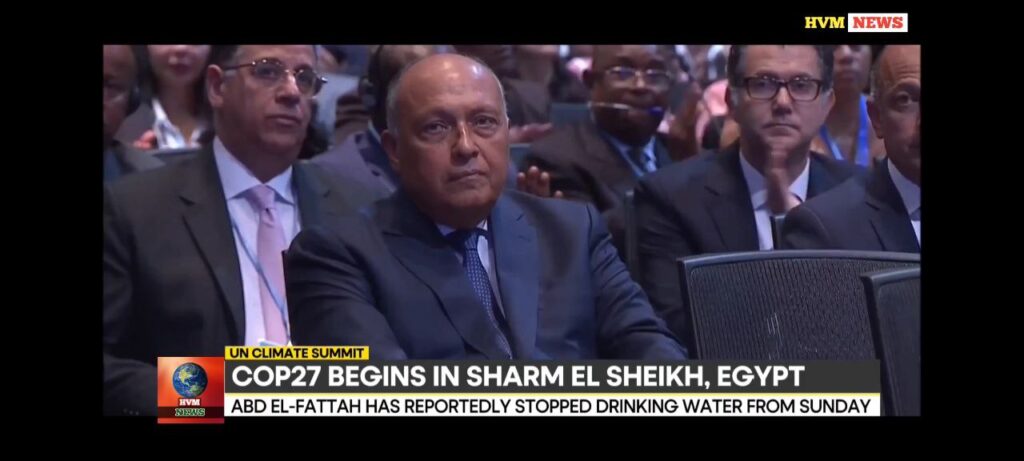 COP27 BEGINS IN SHARM EL SHEIKH, EGYPT