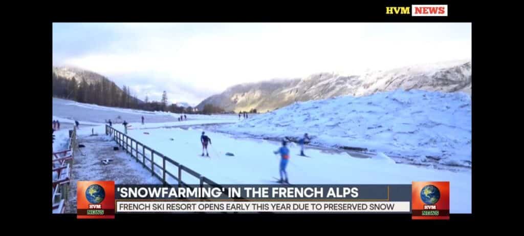 'SNOWFARMING' IN THE FRENCH ALPS