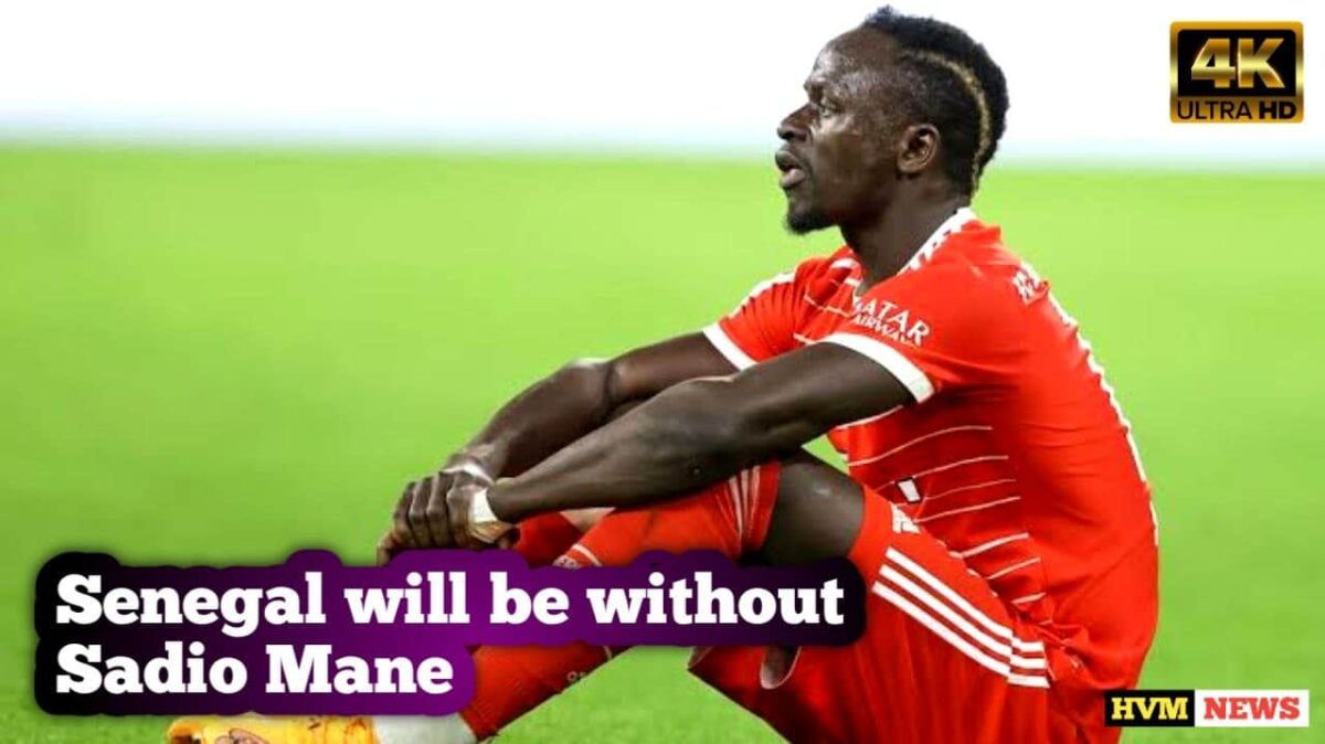 Senegal will be without Sadio Mane