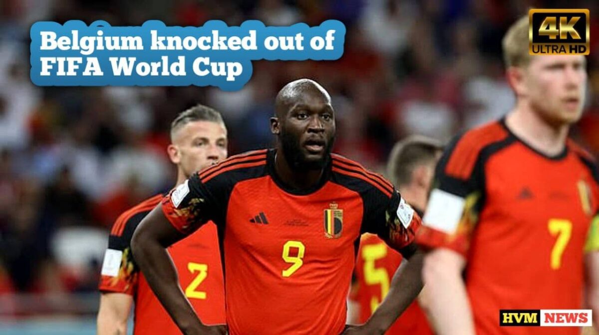 Belgium knocked out of FIFA World Cup