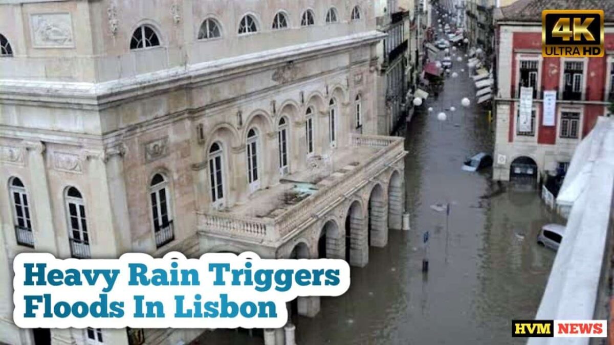 Climate Change | Heavy Rain Triggers Floods In Lisbon