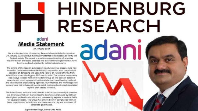 Adani Vs Hindenburg